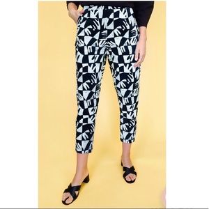 Dazey LA Lounge Pants Cotton Hands Print size Small Black